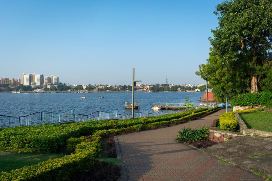 Beautiful view of Upper lake, Bhopal, Madhya Pradesh
